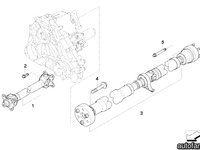 Cardan complet fata E 60 xd BMW OE 26207534636