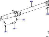 Cardan complet spate Range Rover Sport ROVER OE LR037028