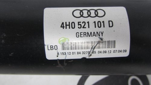 Cardan Original Audi S8 4H 4,0Tfsi cod 4H0521101D