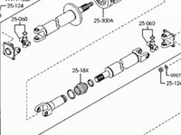 Cardan spate RANGER MAZDA B2500 AN FAB 1998-2006 - NOU