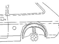 Carenaj roata OPEL CORSA A hatchback 93 94 98 99 VAN WEZEL 3770446