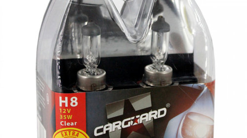 Carguard Set De 2 Becuri Halogen H8 +30% Inte