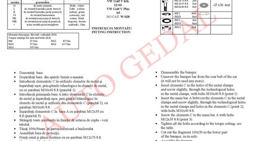 CARLIG REMORCARE AUDI A3 5 USI 2008-2014