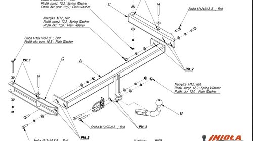 Carlig Remorcare Audi A6 05-02/2011 (marca Hakpol), Omologat RAR/EU, Garantie 60 Luni