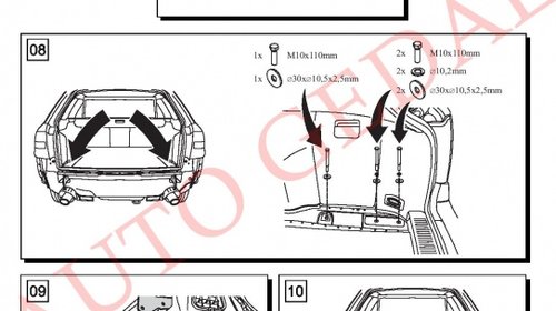 CARLIG REMORCARE AUDI A6 ALLROAD C5 2000-2006 COD:A20S