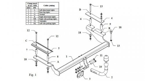 Carlig remorcare auto Chevrolet Aveo hatchback 2008-