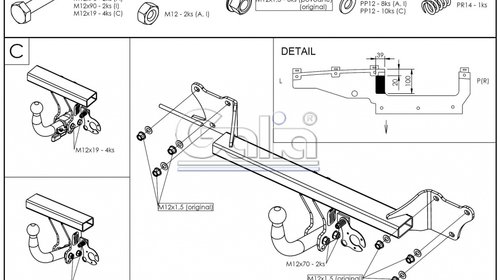 Carlig Remorcare BMW Seria 3 E90/E91, Omologat RAR/EU, Garantie 60 Luni