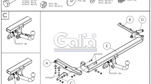 Carlig Remorcare Chevrolet Orlando (demontabil automat), Omologat RAR/EU, Garantie 60 Luni