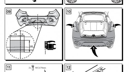 CARLIG REMORCARE CHEVROLET TRAX 2012-prezent COD:O/044