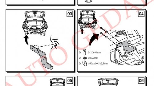 CARLIG REMORCARE CITROEN C-ELYSEE 2013-PREZENT COD:C/040