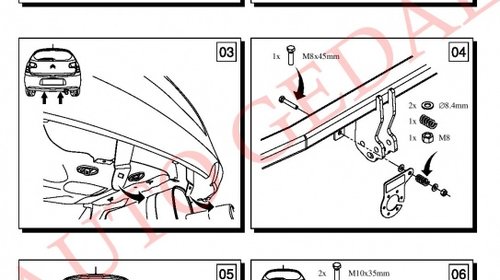 CARLIG REMORCARE CITROEN C3 II 2009-2016 COD:C/031