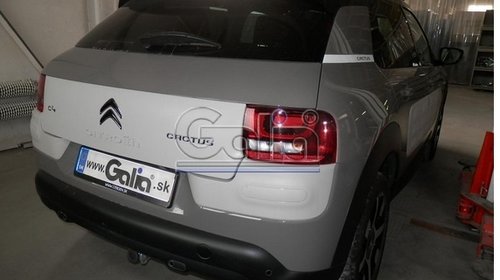 Carlig remorcare Citroen C4 Cactus 2014 - demontabil automat, Omologat RAR/EU, Garantie 60 Luni