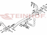 Carlig remorcare CITROEN C4 PICASSO / C4 GRAND PICASSO, 2006- - Cod intern: W20032127 - LIVRARE DIN STOC in 24 ore!!!