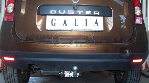 Carlig Remorcare Dacia Duster 2010- inclusiv2014- (demontabil automat), Omologat RAR/EU, Garantie 60 Luni