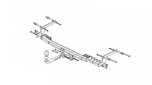 CARLIG REMORCARE DACIA LOGAN BERLINA 2004-2013 COD:G/002