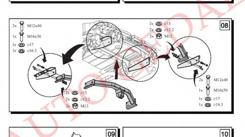 CARLIG REMORCARE DODGE NITRO 2007-2013 COD:J/050