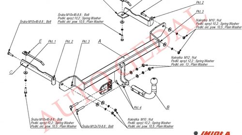 CARLIG REMORCARE FIAT GRANDE PUNTO 2005-2013 COD:F/029