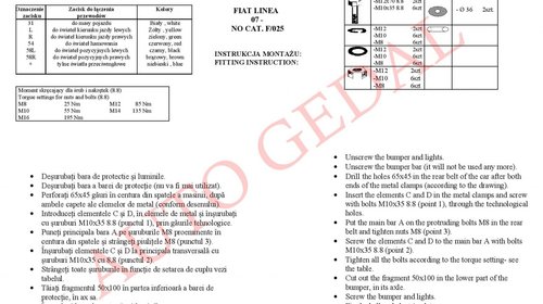 CARLIG REMORCARE FIAT LINEA 2007-2015 COD:F/025