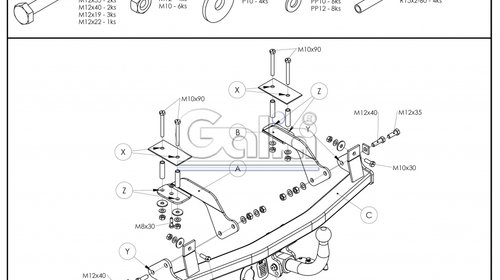 Carlig Remorcare Fiat Punto 1999- (demontabil automat)