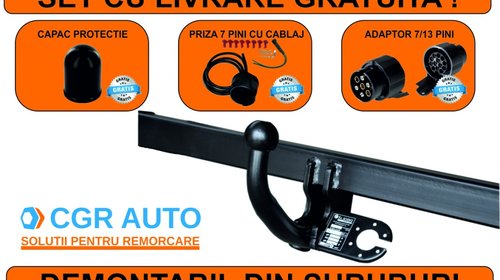 Carlig Remorcare Fiat Qubo 2008- (marca Hakpo