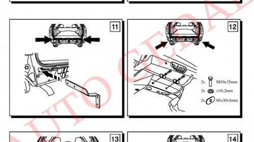 CARLIG REMORCARE FORD FOCUS I COMBI 1998-2005 COD:E/025