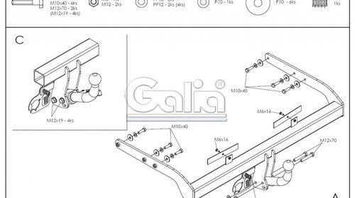 Carlig Remorcare Ford Galaxy II (demontabil automat)