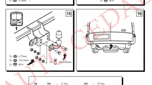 CARLIG REMORCARE FORD TRANSIT 2013-prezent COD:E/054