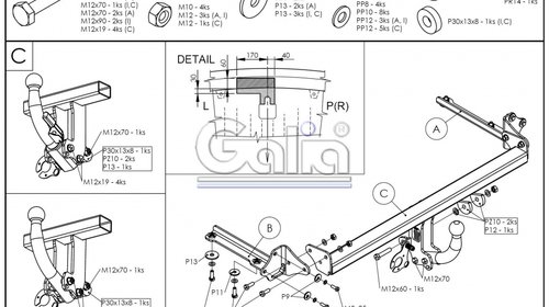 Carlig Remorcare Honda Civic htb 2012- (demontabil automat)