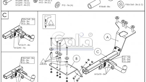 Carlig Remorcare Honda CR-V II 2002-2007