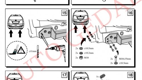 CARLIG REMORCARE HONDA CR-V IV 2012-prezent COD:H/023