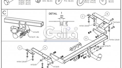 Carlig Remorcare Honda CRV III 2008-2011 (demontabil automat)