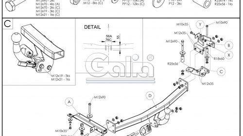 Carlig Remorcare Honda Jazz 2008- (demontabil automat)