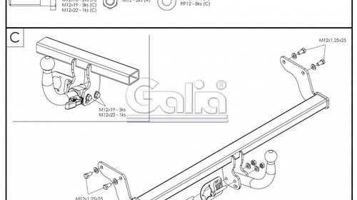 Carlig Remorcare Hyundai Accent 2006- (demontabil automat)