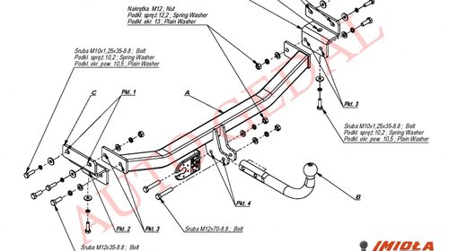 CARLIG REMORCARE HYUNDAI i30 Hatchback 2007-2012 COD:K/021