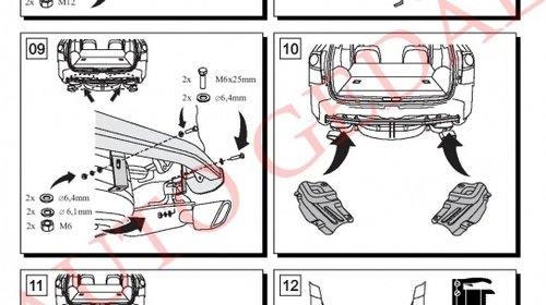 CARLIG REMORCARE HYUNDAI SANTA FE III 2010-2012 COD:J/020