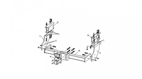 CARLIG REMORCARE IVECO EUROCARGO 1998-2014 COD:R29S