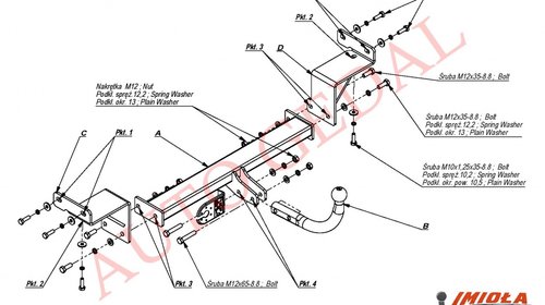 CARLIG REMORCARE KIA CEED COMBI 2007-2012 COD:K/023