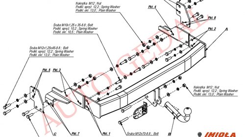 CARLIG REMORCARE KIA SORENTO 2002-2006 COD:K/014