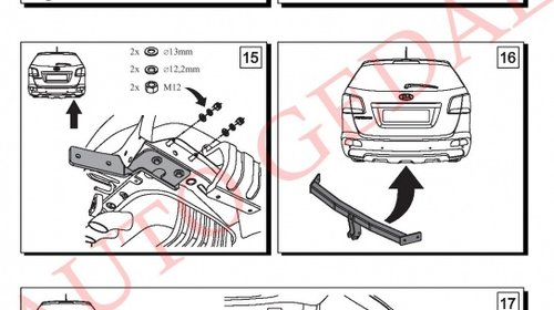 CARLIG REMORCARE KIA SORENTO 2009-2012 COD:K/028