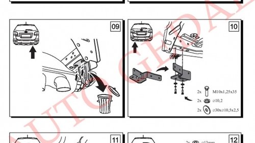 CARLIG REMORCARE KIA SORENTO 2009-2012 COD:K/028