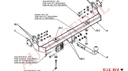 CARLIG REMORCARE LAND ROVER FREELANDER I 1998-2007 COD:L/010