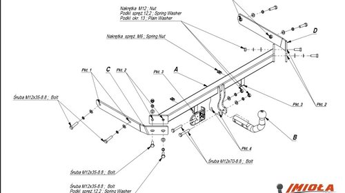 Carlig Remorcare Mazda 5 2005-2010 (marca Hak