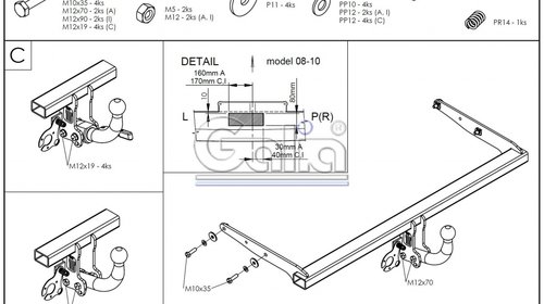 Carlig Remorcare Mazda 5 2005-2010