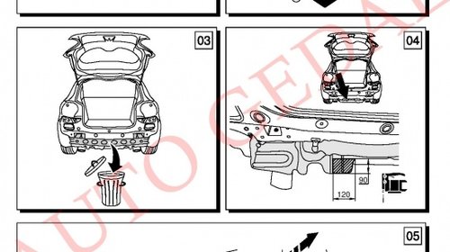 CARLIG REMORCARE MERCEDES A-CLASS W176 2012-2018 COD:M/046