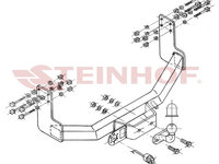 Carlig remorcare MERCEDES-BENZ SPRINTER FURGON, MINIBUS (3,55 / 4,025) 1995-2006 - Cod intern: W20032155 - LIVRARE DIN STOC in 24 ore!!!