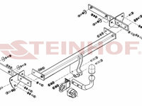 Carlig remorcare MERCEDES-BENZ W 245 B- CLASSE 06/2005-2011 10/2004- - W02721766 - LIVRARE DIN STOC in 24 ore!!!