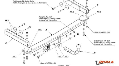 Carlig Remorcare MERCEDES E-Class Berlina (W-