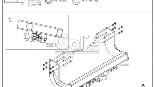 Carlig Remorcare Mercedes Sprinter fara scara 2006-