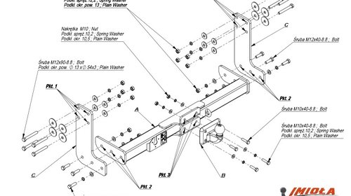 Carlig Remorcare MERCEDES SPRINTER platforma 