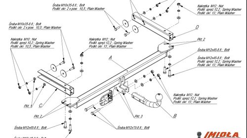 Carlig Remorcare MERCEDES (W202) C-KLASS 1993